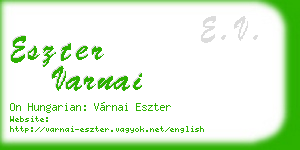 eszter varnai business card